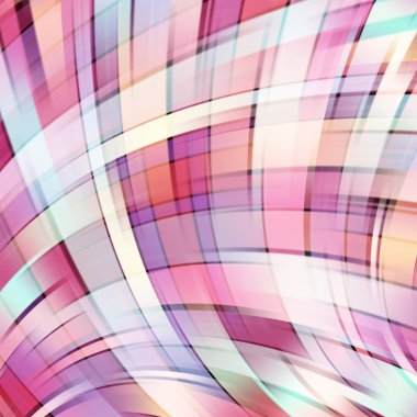 Renkli düz ışık çizgileri arka plan. Pembe, beyaz renkler. Vektör çizim.