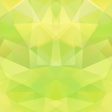 Soyut geometrik stil sarı arka plan. Yeşil yaz fon Vektör illüstrasyon