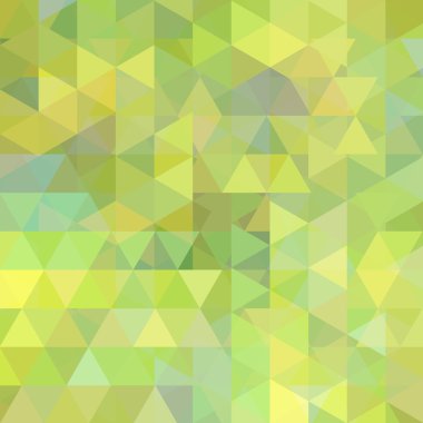 Üçgenler ile soyut arka plan. Açık yeşil geometrik vektör illüstrasyon. Yaratıcı tasarım şablonu.