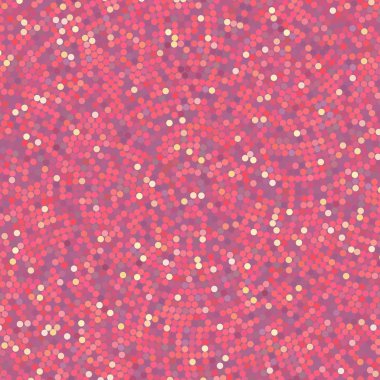 Basit konfeti arka plan, vektör illüstrasyon. Karışık küçük noktalar ile Desen. Pembe renk.