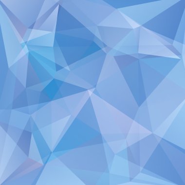 arka plan mavi üçgen, vektör çizim oluşan