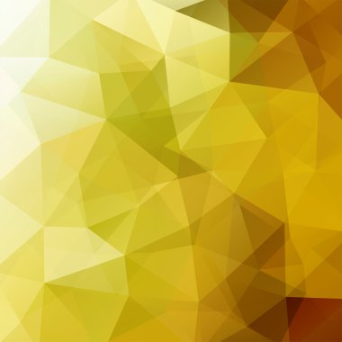 Sarı Üçgen, vektör çizim oluşan arka plan