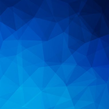 Çokgen vektör arka plan. Kapak tasarımı, kitap tasarımı, web sitesi arka plan kullanılabilir. Vektör illüstrasyon. Mavi renk.