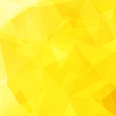 Geometrik desen, çokgen üçgen vektör arkaplan sarı tonlarda. Görüntü düzeni