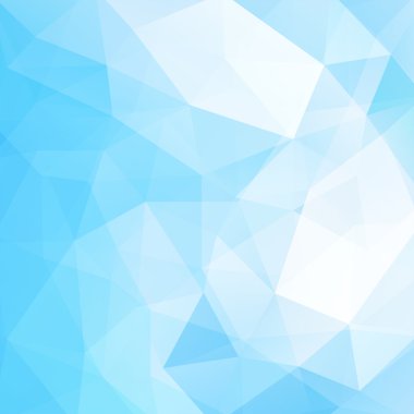 Soyut poligonal vektör arka plan. Mavi geometrik vektör çizim. Yaratıcı tasarım şablonu.