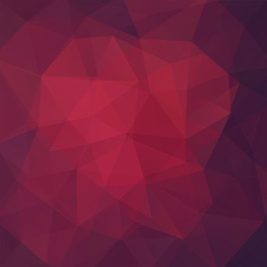 Geometrik desen, mor tonlarda Çokgen üçgenler vektör arka plan. Çizim deseni