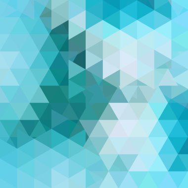 Geometrik desen, üçgen mavi ve beyaz tonları arka planda vektör. İllüstrasyon model