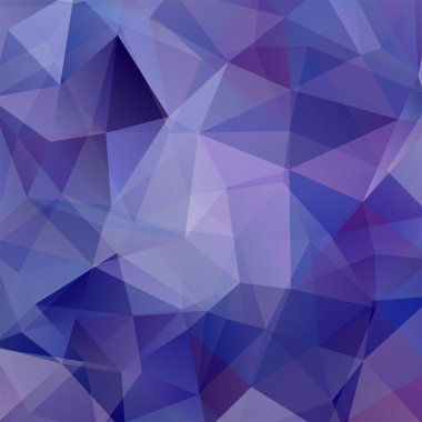abstract background consisting of blue, purple triangles, vector illustration