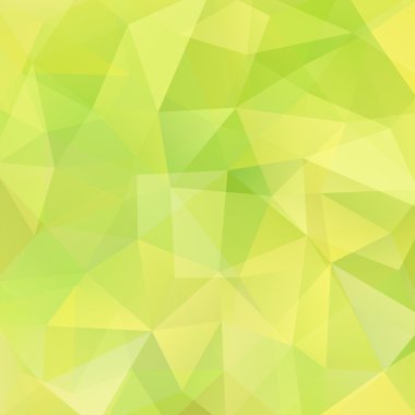 Geometrik şekillerin arka planı. Yeşil mozaik desen. Vektör EPS 10. Vektör illüstrasyonu