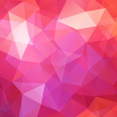 pembe üçgen, vektör çizim oluşan arka plan