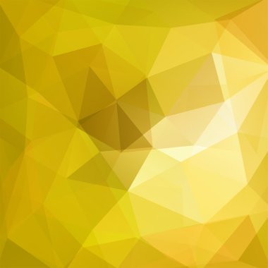 Geometrik şekillerin arka planı. Sarı mozaik desen. Vektör EPS 10. Vektör illüstrasyonu