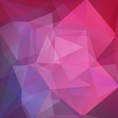 Poligonal vektör arka plan. Kullanılabilir kapak, kitap tasarımı, Web sitesi illüstrasyon. Pembe, mavi, mor renkler.