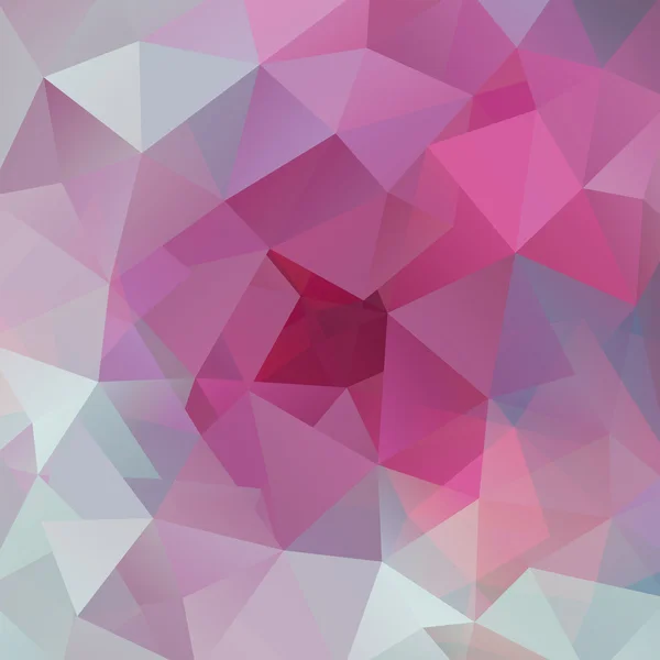 Fondo abstracto que consiste en triángulos, ilustración vectorial. Rosa, colores blancos . — Vector de stock