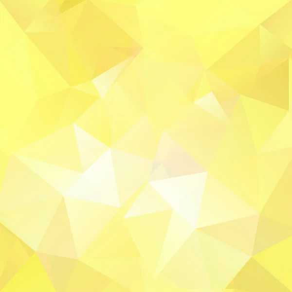 Abstract background consisting of yellow triangles, vector illustration — Stock Vector