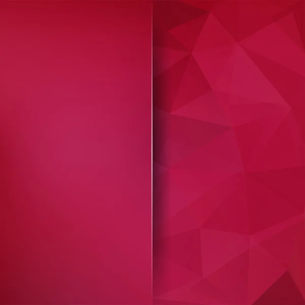 Fond vectoriel polygonal. Fond flou. Illustration vectorielle. Rouge, couleur rose . — Image vectorielle
