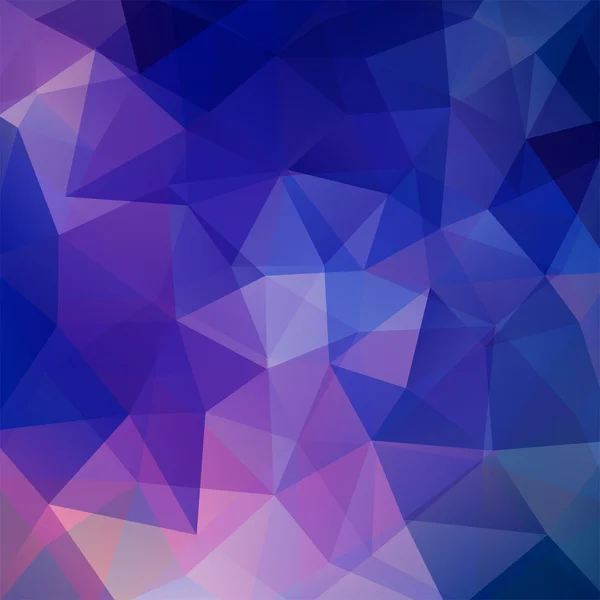 Abstract background consisting of blue triangles, vector illustration — Stock Vector