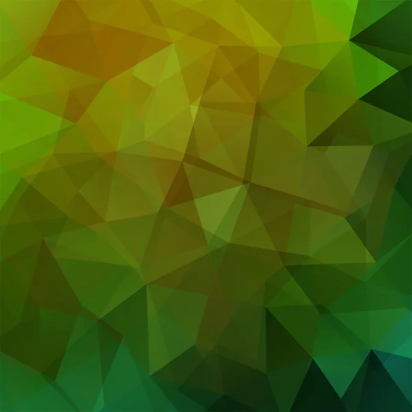Abstraktní pozadí tvořené zelené trojúhelníky, vektorové ilustrace — Stockový vektor