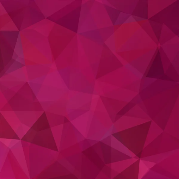 Fondo abstracto formado por triángulos rosados, ilustración vectorial — Vector de stock