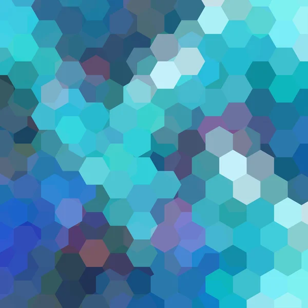 Fondo hecho de hexágonos. Composición cuadrada con formas geométricas. Eps 10 Color azul . — Archivo Imágenes Vectoriales