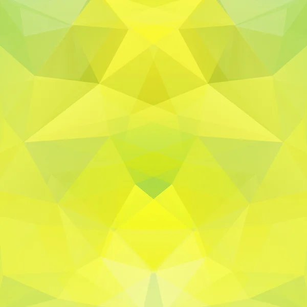 Abstrakt geometrisk stil gul bakgrund. Grön sommar bakgrund vektor illustration — Stock vektor