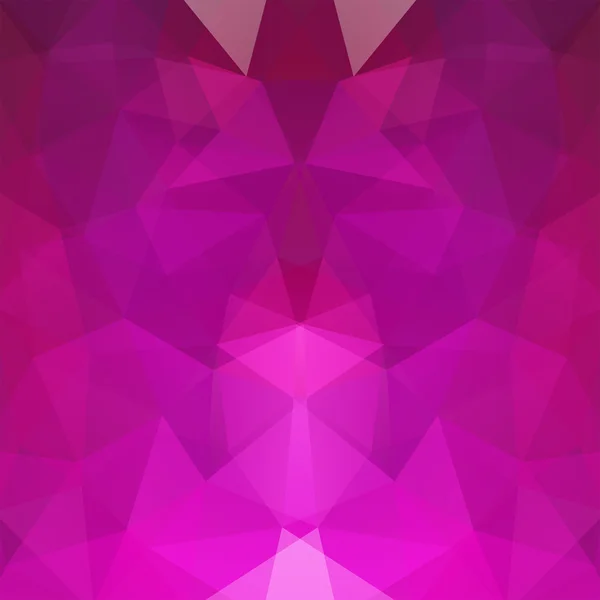 Modèle géométrique, fond vectoriel triangles polygones dans les tons roses. Schéma d'illustration — Image vectorielle