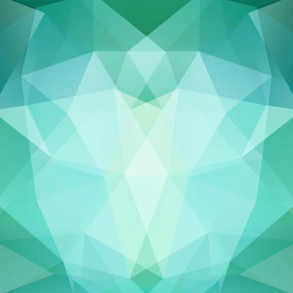 Fondo abstracto de mosaico. Fondo geométrico triangular. Elementos de diseño. Ilustración vectorial. azul, blanco, verde colores . — Vector de stock
