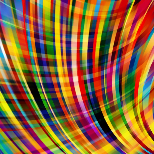 Fond coloré abstrait avec des lignes lisses. Ondes de couleur, motif, art, papier peint de la technologie, fond de la technologie. Illustration vectorielle — Image vectorielle