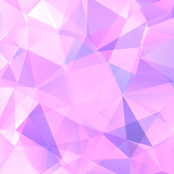 Abstraktní pozadí tvořené pastelově růžové trojúhelníky, vektorové ilustrace — Stockový vektor