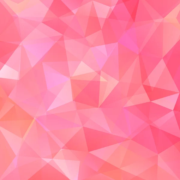 Fond abstrait composé de triangles roses, illustration vectorielle — Image vectorielle