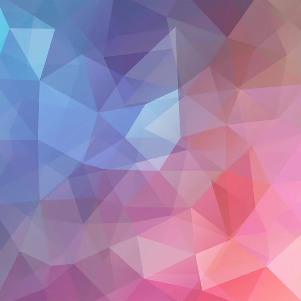 Abstract background consisting of pink, violet triangles, vector illustration — Stock Vector