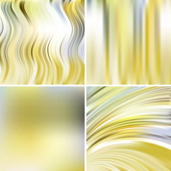 Abstract creative concept blurred background set. Elements for your website or presentation. Vector illustration. White, yellow, gray colors. — Stock Vector