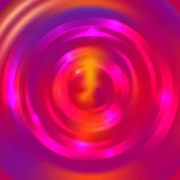 추상 원 배경, 벡터 디자인. 빛나는 플레어의 벡터 무한 라운드 터널입니다. 핑크, 퍼플 칼라 — 스톡 벡터