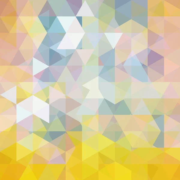 Abstrakter Vektorhintergrund mit Dreiecken. bunte geometrische Vektorillustration. kreative Design-Vorlage. Pastellgelb, rosa, blaue Farben. — Stockvektor