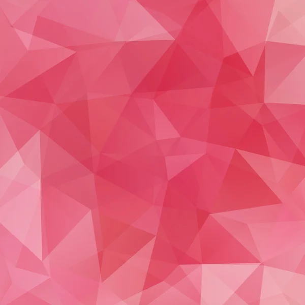 Fondo abstracto de mosaico. Fondo geométrico triangular. Elementos de diseño. Ilustración vectorial. Color rojo claro . — Archivo Imágenes Vectoriales