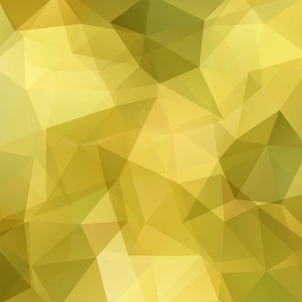 Fond abstrait composé de triangles jaunes, illustration vectorielle — Image vectorielle