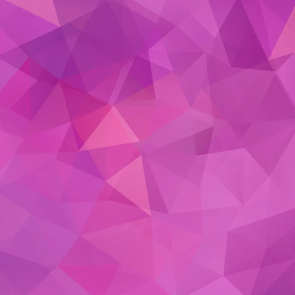 Patrón geométrico, triángulos poligonales vector de fondo en tonos rosados. Patrón de ilustración — Archivo Imágenes Vectoriales