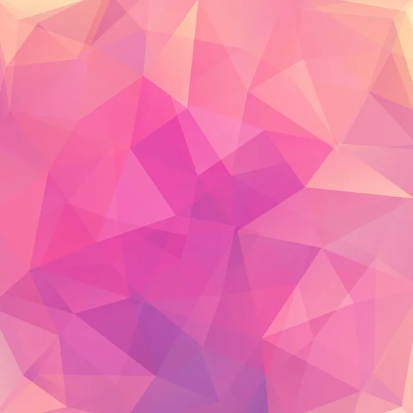 Abstract background consisting of pink triangles, vector illustration — Stock Vector