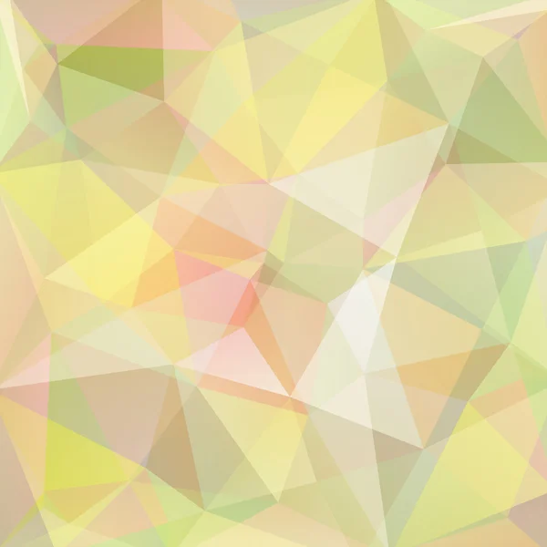 Abstrakter Hintergrund bestehend aus gelben, rosa, grünen Dreiecken, Vektorillustration — Stockvektor