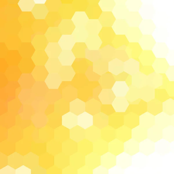 Αφηρημένη εξάγωνα διάνυσμα φόντο. Κίτρινο γεωμετρικά διανυσματικά εικονογράφηση. Δημιουργικό σχεδιασμό πρότυπο. — Διανυσματικό Αρχείο