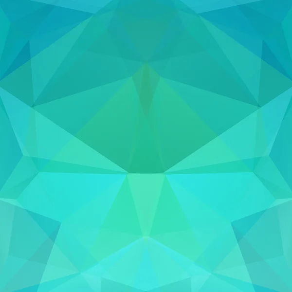 Abstrakter Hintergrund, der aus Dreiecken besteht. geometrisches Design für Unternehmenspräsentationen oder Webvorlagen-Banner-Flyer. Vektorillustration. grüne Farbe. — Stockvektor