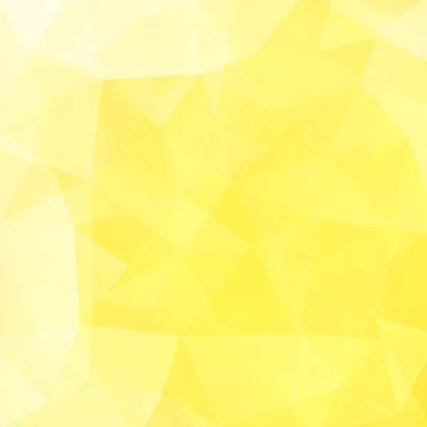 Fond abstrait composé de triangles. Conception géométrique pour les présentations professionnelles ou le flyer de bannière de modèle Web. Illustration vectorielle. Couleur jaune . — Image vectorielle