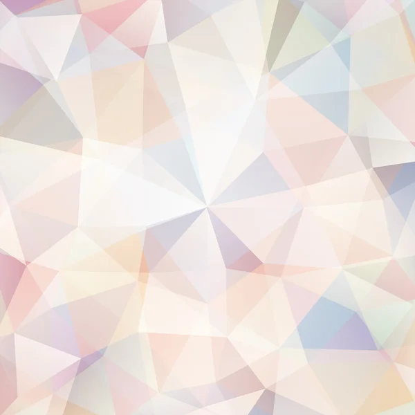 Streszczenie tła składające się z pastelowych beżowych trójkątów, wektor ilustracji — Wektor stockowy