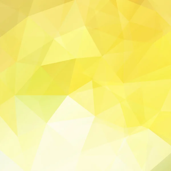 Abstrakter Hintergrund bestehend aus gelben Dreiecken, Vektorillustration — Stockvektor