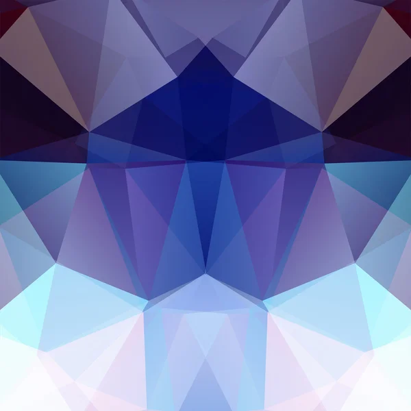 Abstrakter Hintergrund, der aus Dreiecken besteht. geometrisches Design für Unternehmenspräsentationen oder Webvorlagen-Banner-Flyer. Vektorillustration. blaue Farbe. — Stockvektor