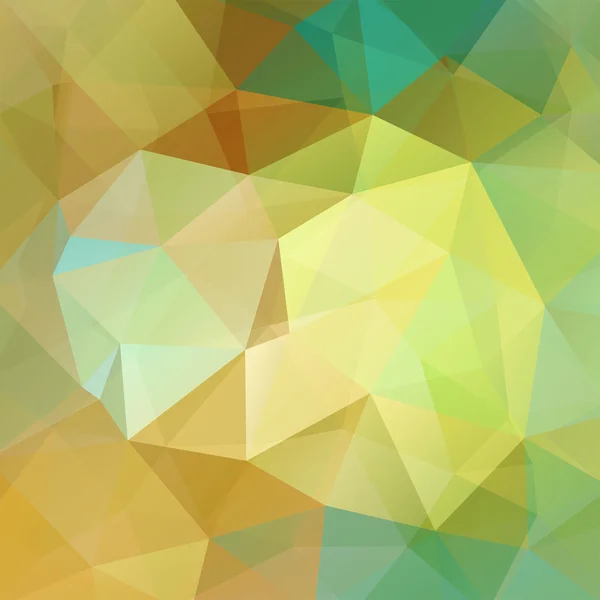 抽象背景组成的米色、 黄色、 绿色三角形，矢量图 — 图库矢量图片
