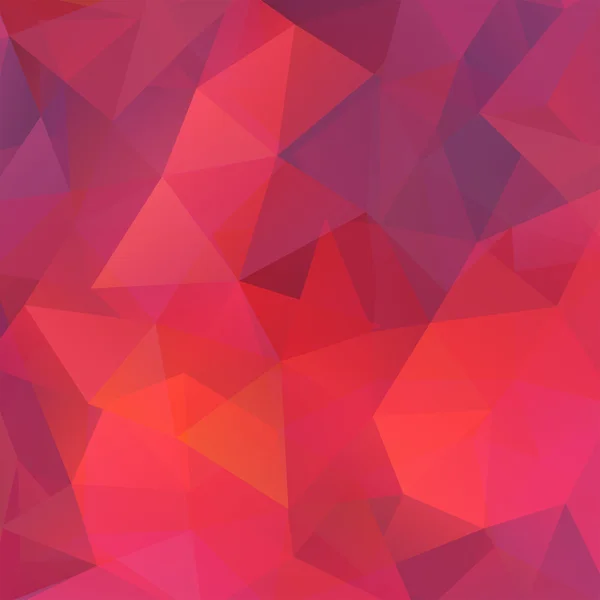 Fondo abstracto que consiste en rojo, naranja, triángulos púrpura, ilustración vectorial — Vector de stock