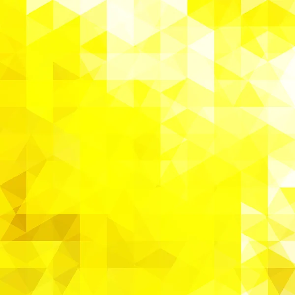 Astratto stile geometrico sfondo giallo. Illustrazione vettoriale — Vettoriale Stock