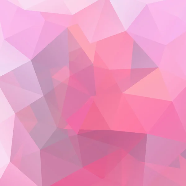 Fond abstrait composé de triangles rose pastel, illustration vectorielle — Image vectorielle
