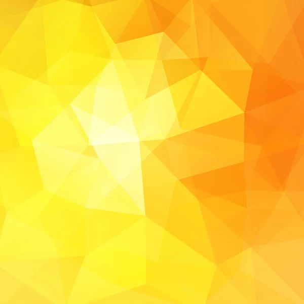 Fond abstrait composé de triangles. Conception géométrique pour les présentations professionnelles ou le flyer de bannière de modèle Web. Illustration vectorielle. Jaune, couleurs orange . — Image vectorielle