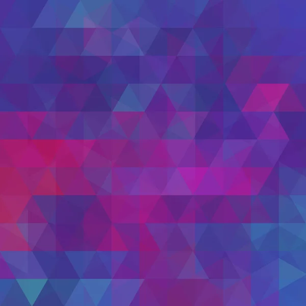 Fond Vectoriel Abstrait Avec Des Triangles Roses Bleus Illustration Vectorielle — Image vectorielle